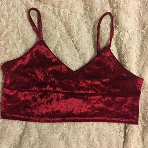 Wine Red Velvet Brallette